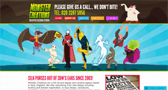 Desktop Screenshot of monster-creations.com